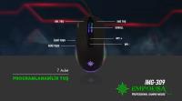 Inca Empousa Img-309 7200 Dpi Rgb 7 Tuş Makrolu Gaming Oyuncu Mouse IMG-309